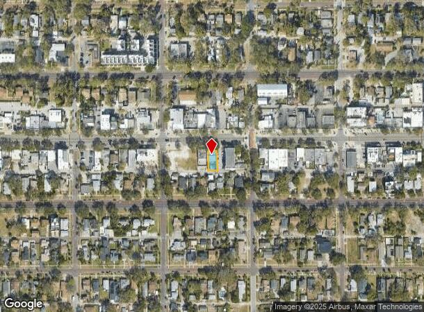  2520 Central Ave, Saint Petersburg, FL Parcel Map