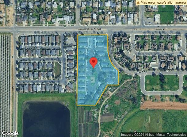  1011 W Atchison St, Fresno, CA Parcel Map