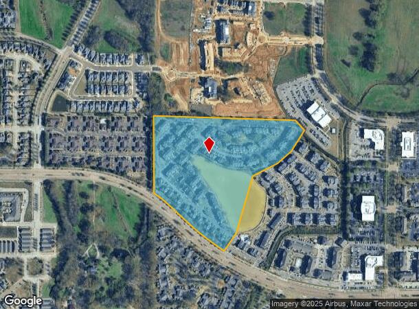  1120 Winchester Blvd, Collierville, TN Parcel Map