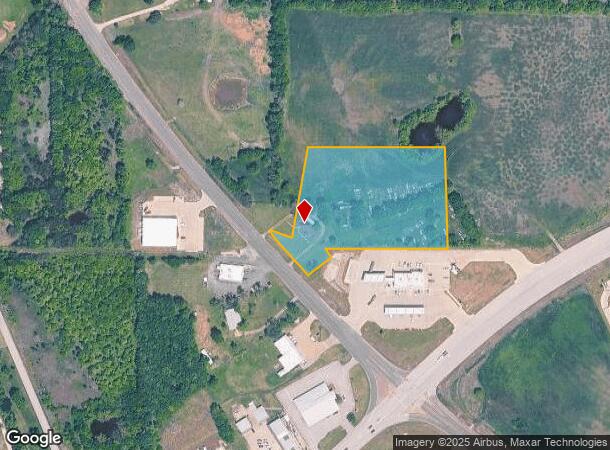 825 S Elm St, Kemp, TX Parcel Map