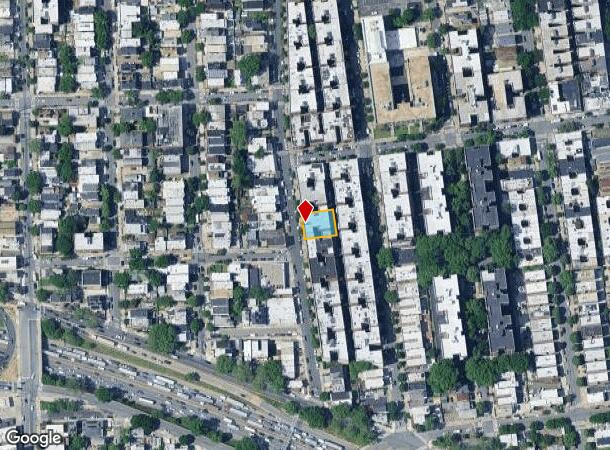  1466 Beach Ave, Bronx, NY Parcel Map