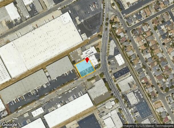  1991 Burroughs Ave, San Leandro, CA Parcel Map