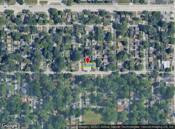 16779 Trapet Ave, Hazel Crest, IL Parcel Map