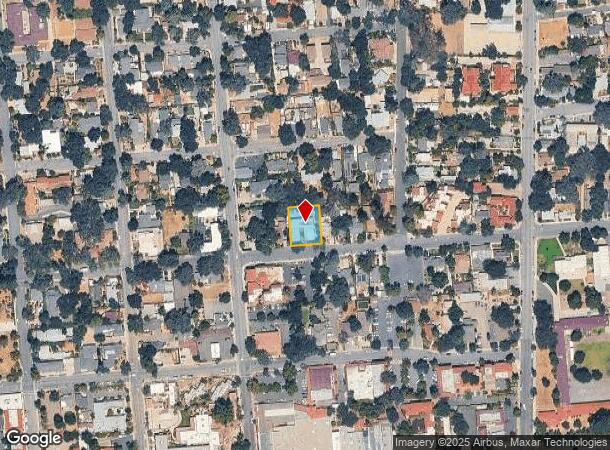 208 E Aliso St, Ojai, CA Parcel Map