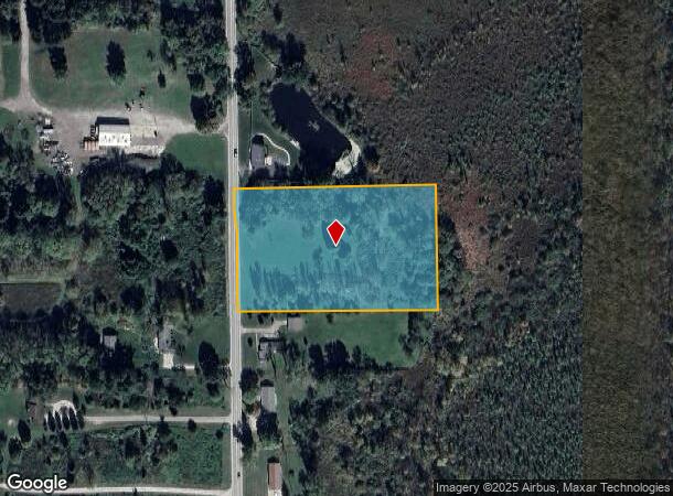  582 N Burkhart Rd, Howell, MI Parcel Map