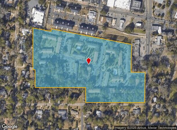  1112 S Magnolia Dr, Tallahassee, FL Parcel Map