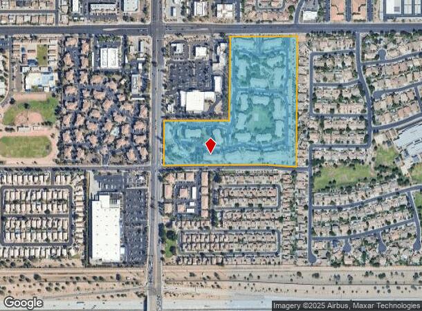 5210 E Hampton Ave, Mesa, AZ Parcel Map