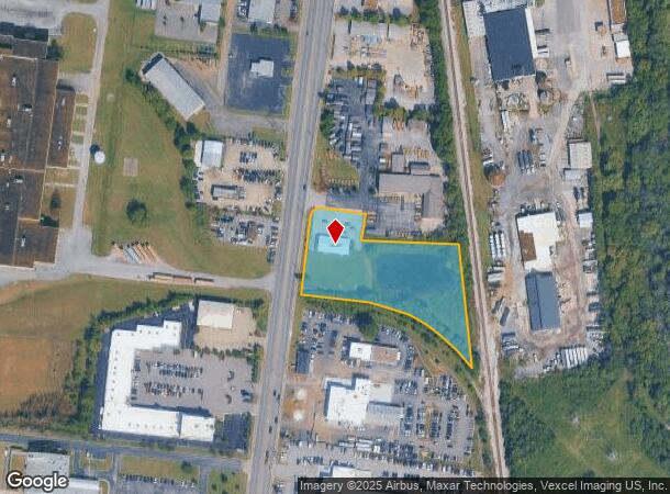  1525 S Church St, Murfreesboro, TN Parcel Map