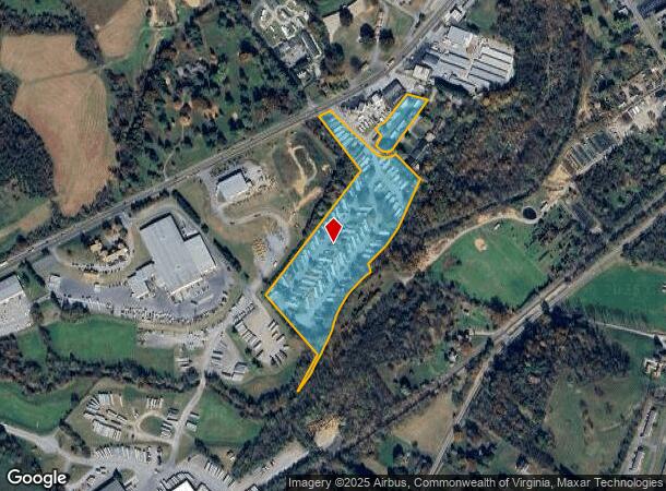 117 Creekside Cir, Roanoke, VA Parcel Map