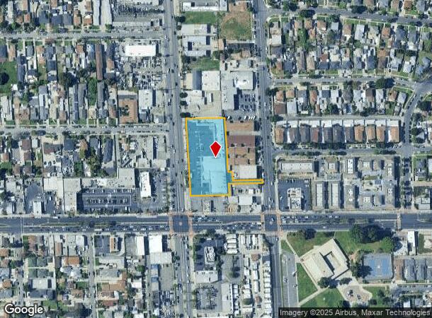  1210 N Long Beach Blvd, Compton, CA Parcel Map