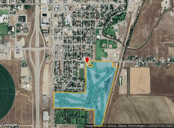  1251 Cole St, Wheatland, WY Parcel Map