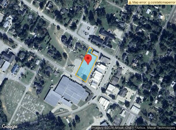  102 W Lee St, Brooklet, GA Parcel Map