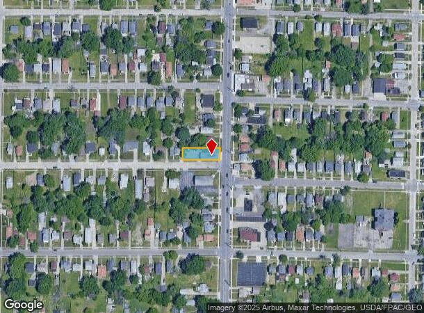  1854 Oberlin Ave, Lorain, OH Parcel Map