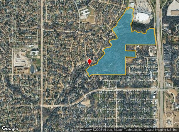 700 Hunters View Ln, Dallas, TX Parcel Map