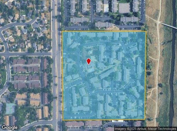 932 S Helena Way, Aurora, CO Parcel Map