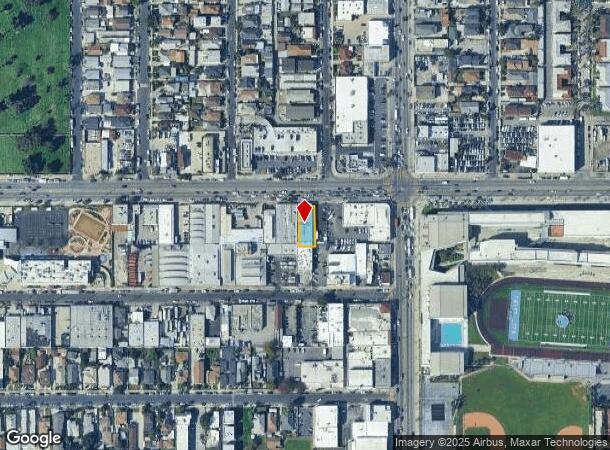 1630 W Washington Blvd, Los Angeles, CA Parcel Map