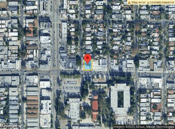  706 N Orange Grove Ave, Los Angeles, CA Parcel Map