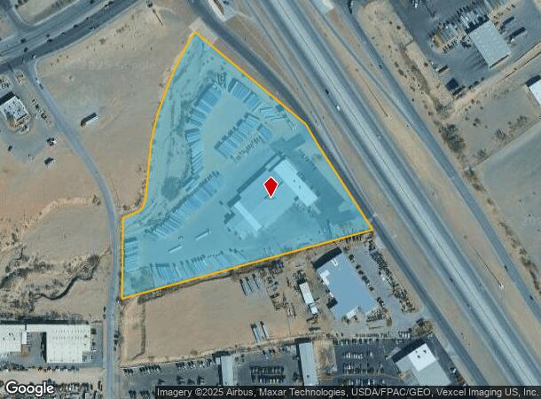  11630 Gateway Blvd E, El Paso, TX Parcel Map