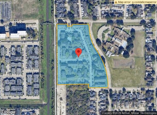  6425 Bankside Dr, Houston, TX Parcel Map