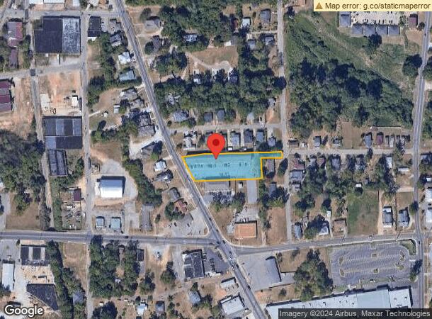  404 S Brundidge St, Troy, AL Parcel Map