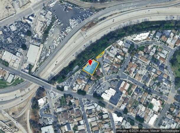  571 Fairview Ave, Los Angeles, CA Parcel Map