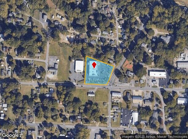 520 E Trade St, Dallas, NC Parcel Map