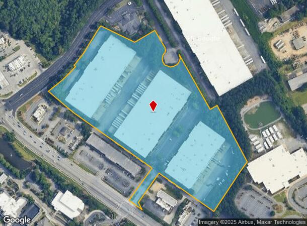  5050 Oakbrook Pky, Norcross, GA Parcel Map