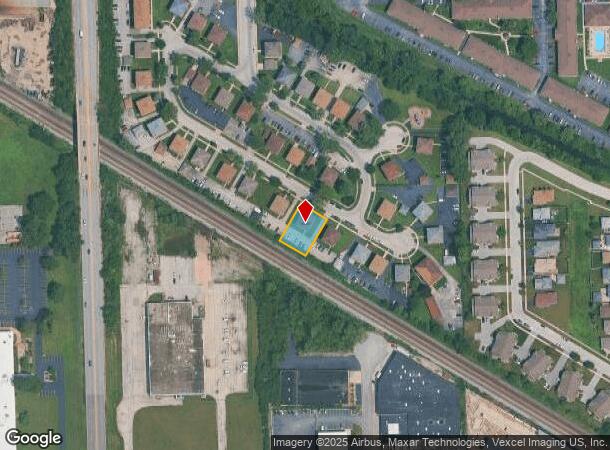  3847 W 124Th Pl, Alsip, IL Parcel Map