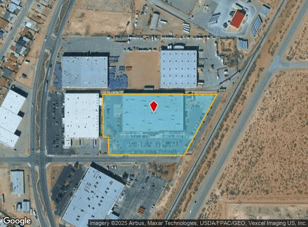 6055 Threadgill Ave, El Paso, TX Parcel Map