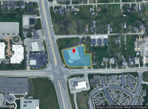  1610 W Cook Rd, Fort Wayne, IN Parcel Map