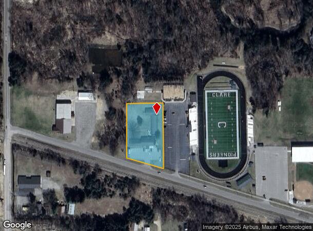 684 Ann Arbor Trl, Clare, MI Parcel Map