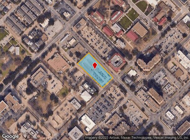  1101 N Washington Ave, Dallas, TX Parcel Map