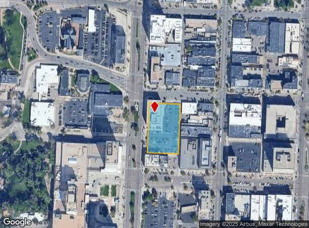  25 N Cascade Ave, Colorado Springs, CO Parcel Map