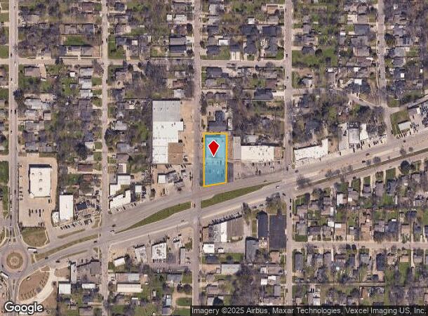  4131 W Jefferson Blvd, Dallas, TX Parcel Map