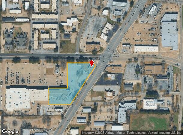 1000 W Arkansas Ln, Arlington, TX Parcel Map