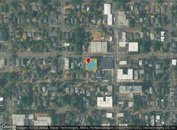  1650 Se Tacoma St, Portland, OR Parcel Map