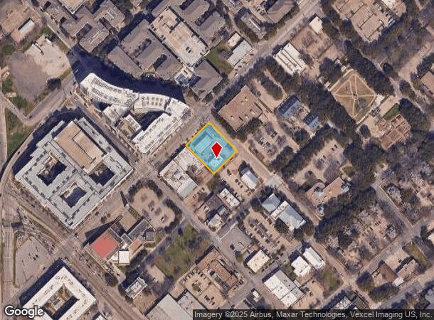 2720 Live Oak St, Dallas, TX Parcel Map