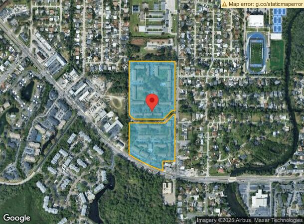  4401 Club Captiva Dr, Tampa, FL Parcel Map