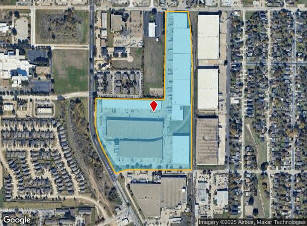  801 S Great Southwest Pkwy, Grand Prairie, TX Parcel Map