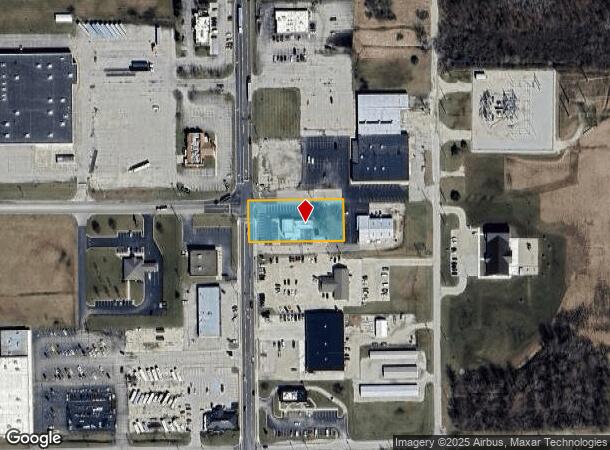  1511 N Meridian St, Portland, IN Parcel Map