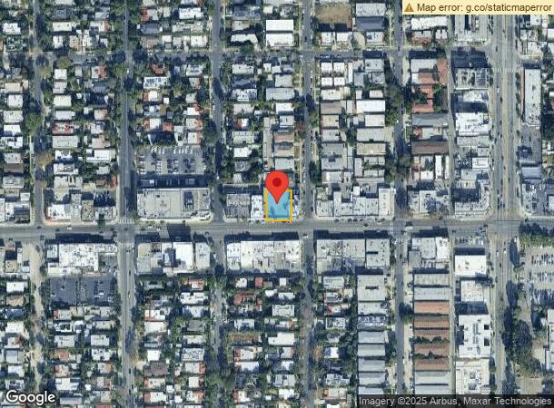  8009 Melrose Ave, Los Angeles, CA Parcel Map