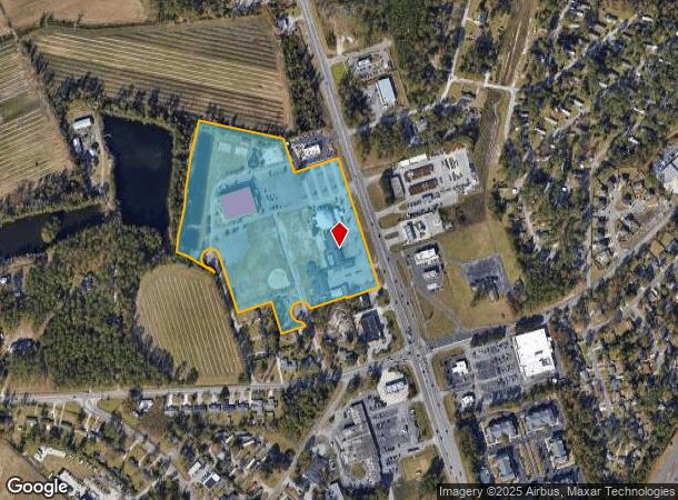 2501 N College Rd, Wilmington, NC Parcel Map