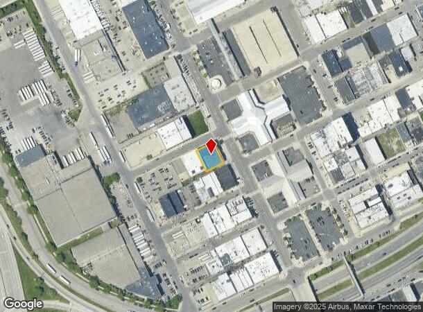  2625 Russell St, Detroit, MI Parcel Map