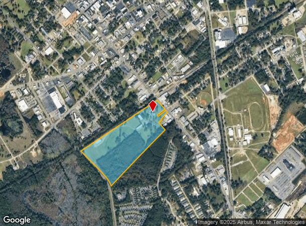 541 Broughton St, Orangeburg, SC Parcel Map