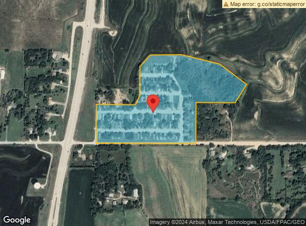  8670 Thompson Dr, Blair, NE Parcel Map