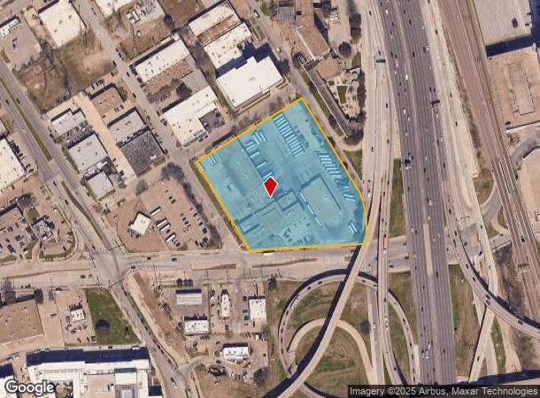  315 Continental Ave, Dallas, TX Parcel Map