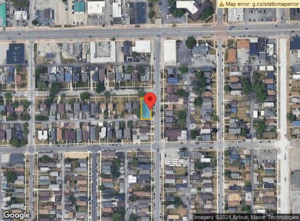  4738 Northcote Ave, East Chicago, IN Parcel Map