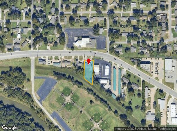 1014 W Main St, Jenks, OK Parcel Map