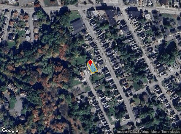  7 Martel Ave, Taunton, MA Parcel Map
