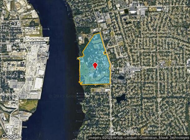  2800 University Blvd N, Jacksonville, FL Parcel Map